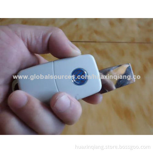 Car Key-shaped USB Flash Drive, 128MB to 64GB Capacity, 5-year Warranty